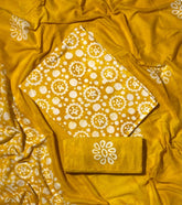 Block Print Elegant Cotton Suit Set - Yanchi